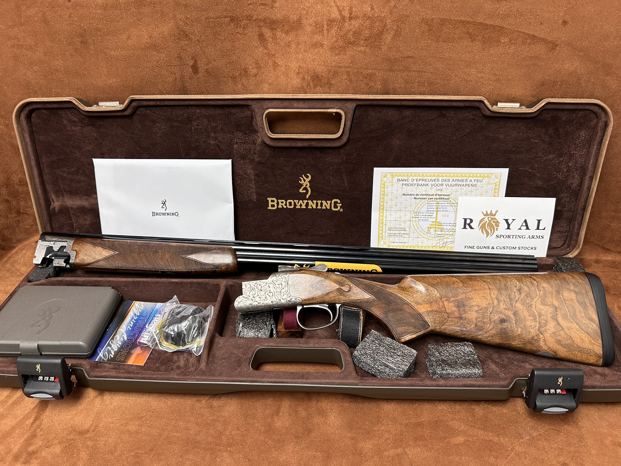 Browning 725 medalion Silver 20ga 32